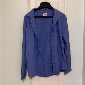 Blue Button-Up Shirt